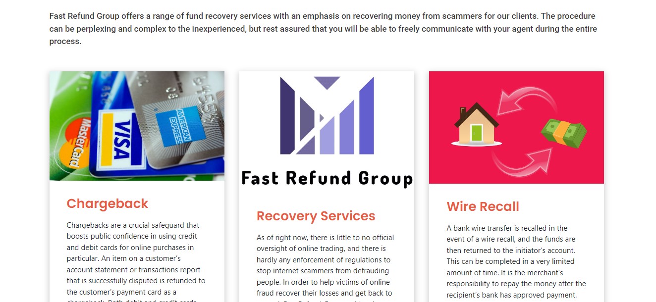 Fast Refund Group chargeback solution