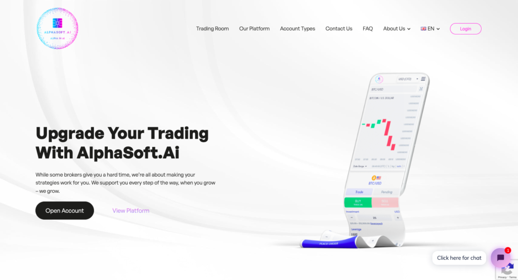 AlphaSoft.ai trading platform